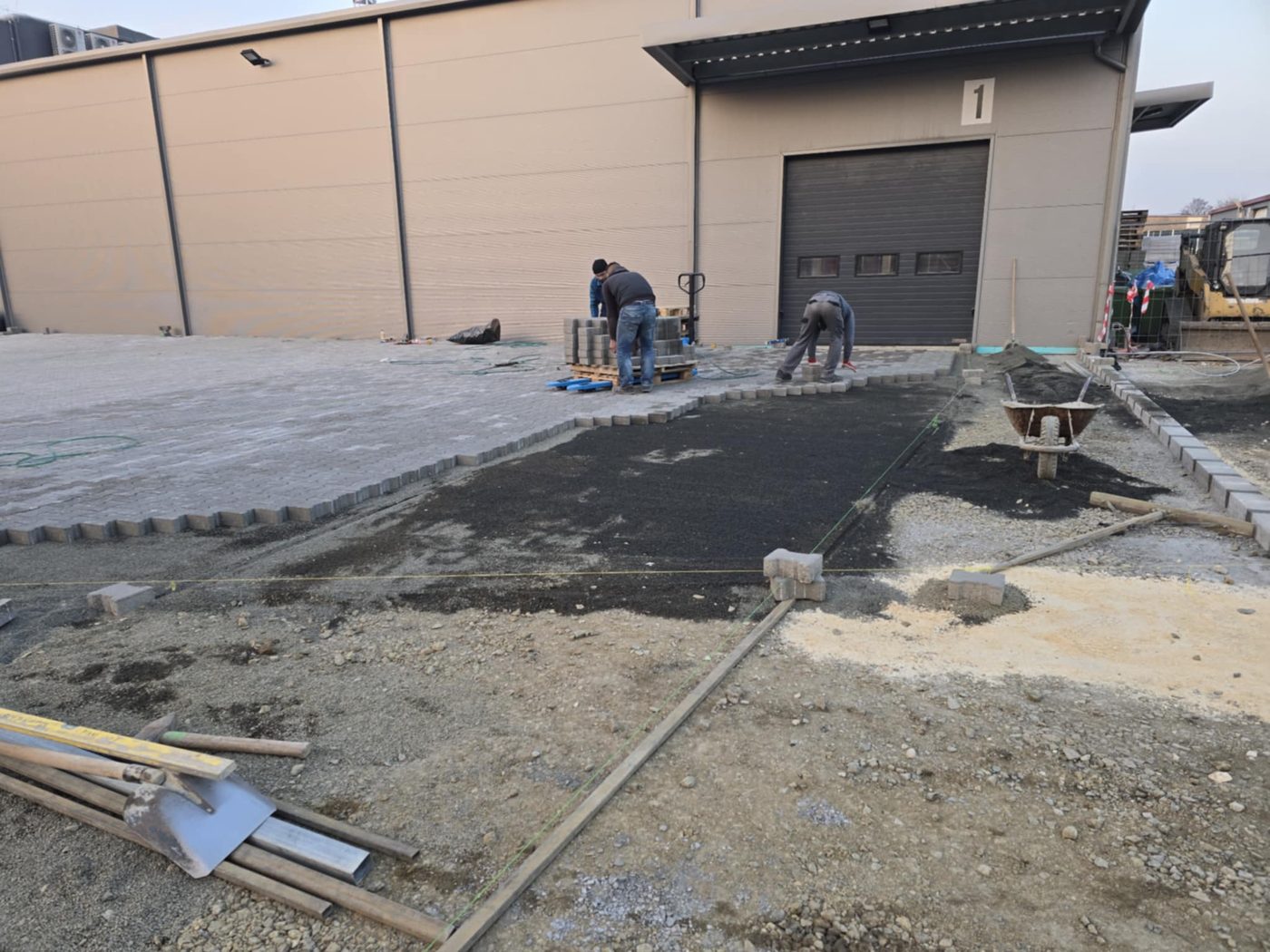 Paving process – paver installation