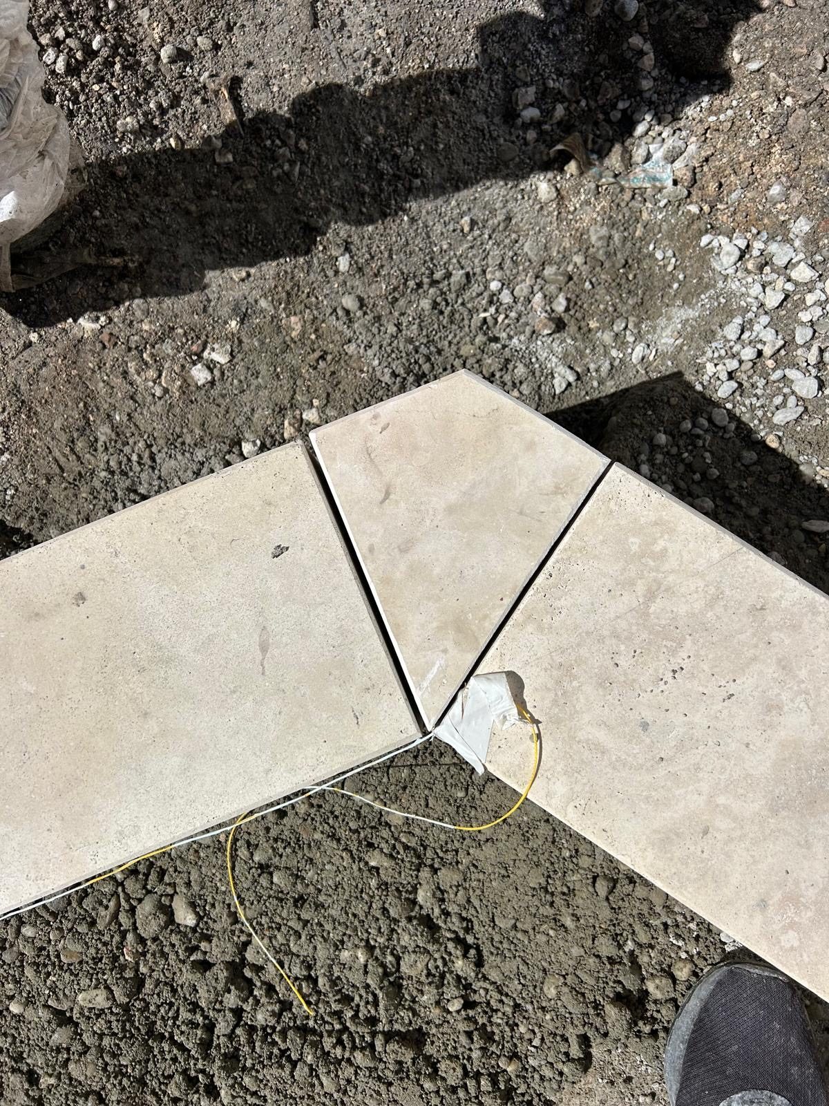 Colocación de baldosas 60×40 – pavimento exterior